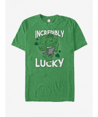 Marvel Hulk Incredibly Lucky T-Shirt $10.28 T-Shirts