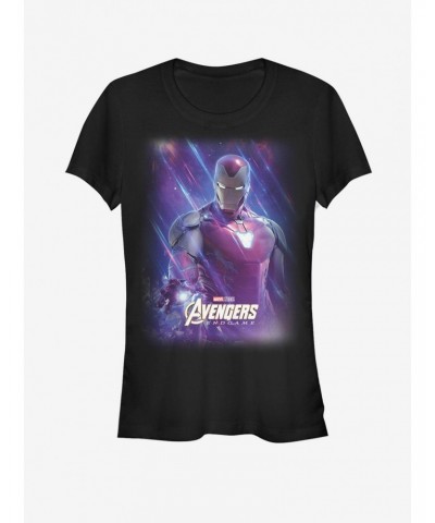 Marvel Avengers: Endgame Space Iron Man Girls T-Shirt $12.45 T-Shirts