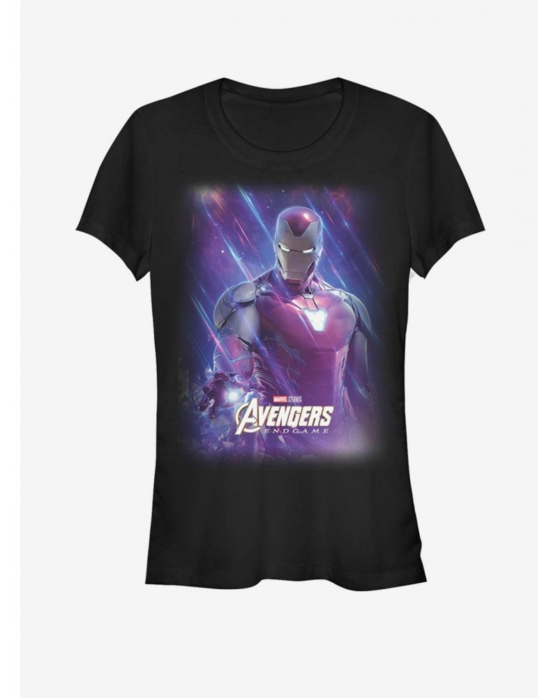 Marvel Avengers: Endgame Space Iron Man Girls T-Shirt $12.45 T-Shirts