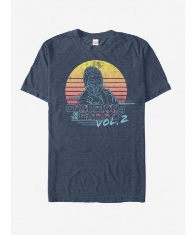 Marvel Guardians of the Galaxy Vol. 2 Star-Lord Retro T-Shirt $10.76 T-Shirts