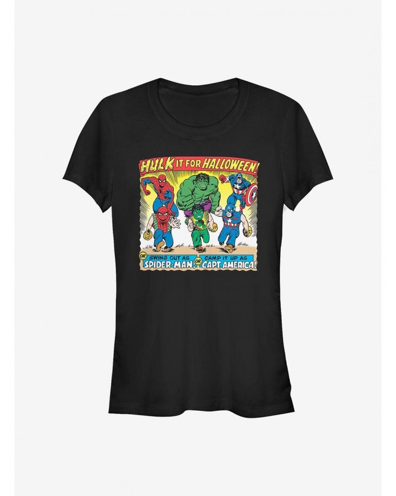 Marvel Avengers Halloween Kids Girls T-Shirt $12.45 T-Shirts