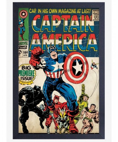 Marvel Captain America 100 Poster $11.45 Posters