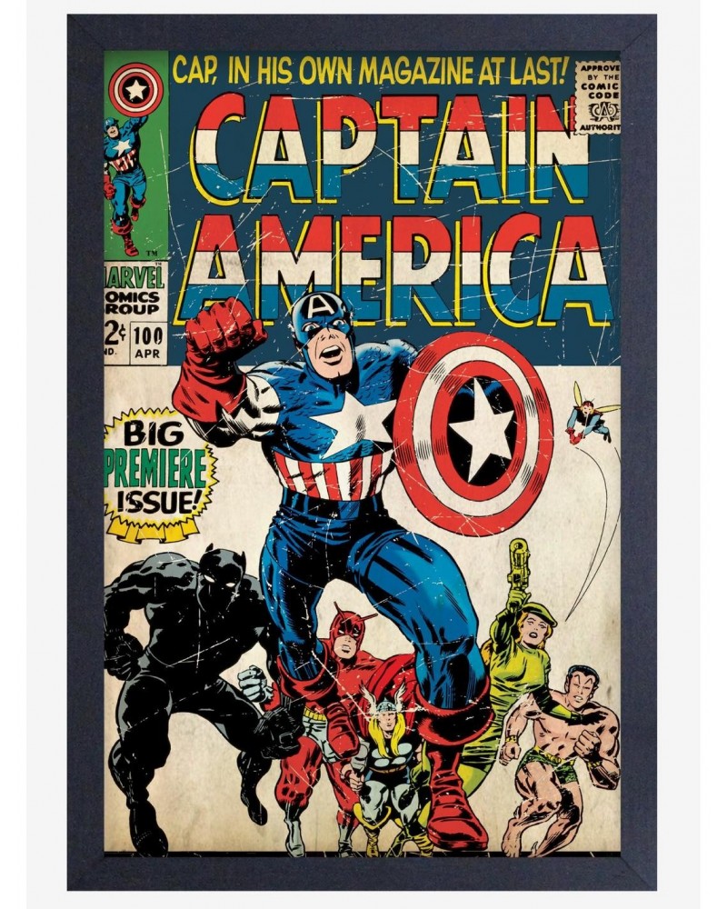 Marvel Captain America 100 Poster $11.45 Posters