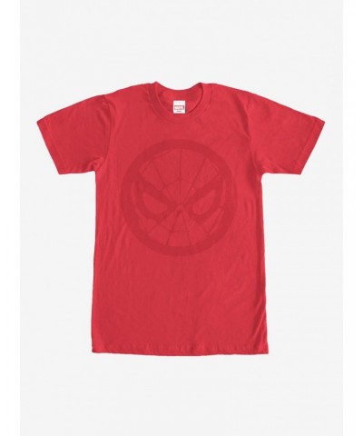 Marvel Spider-Man Mask Circle T-Shirt $11.47 T-Shirts