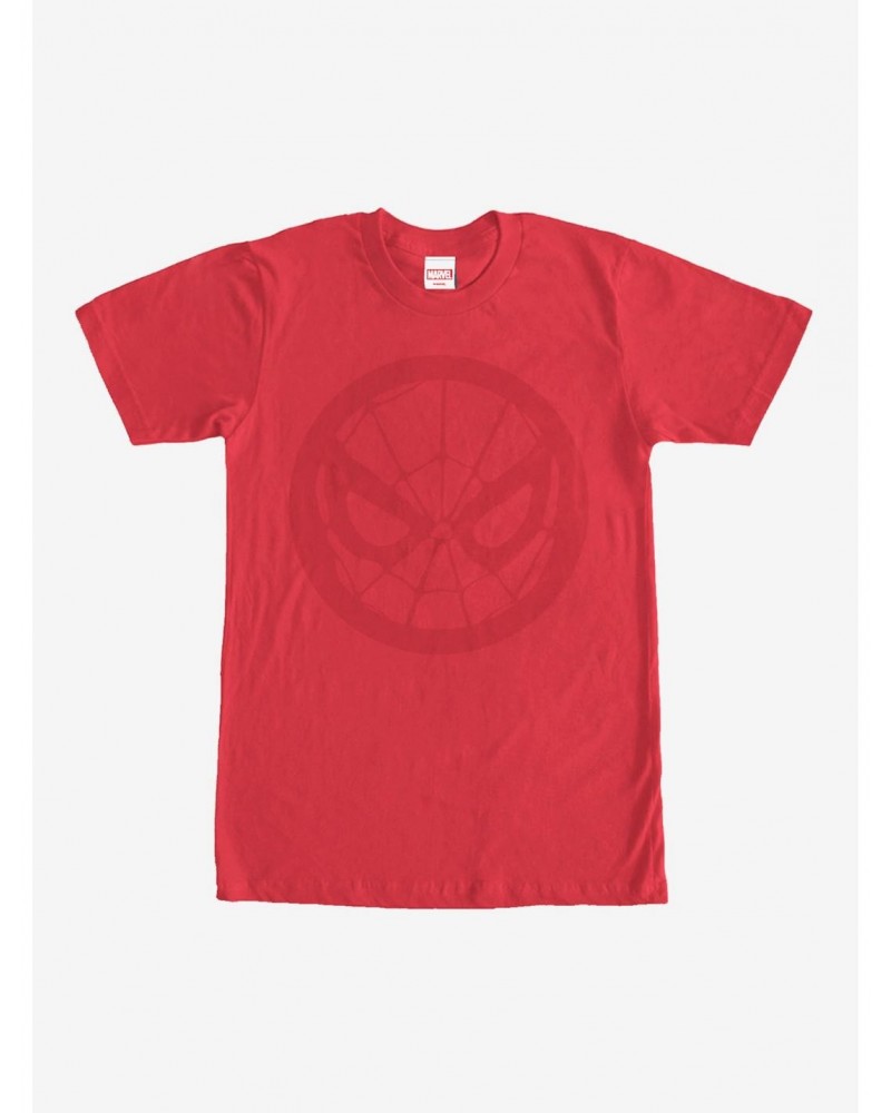 Marvel Spider-Man Mask Circle T-Shirt $11.47 T-Shirts