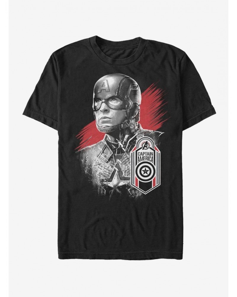 Marvel Avengers Endgame Captain America Tag T-Shirt $11.47 T-Shirts